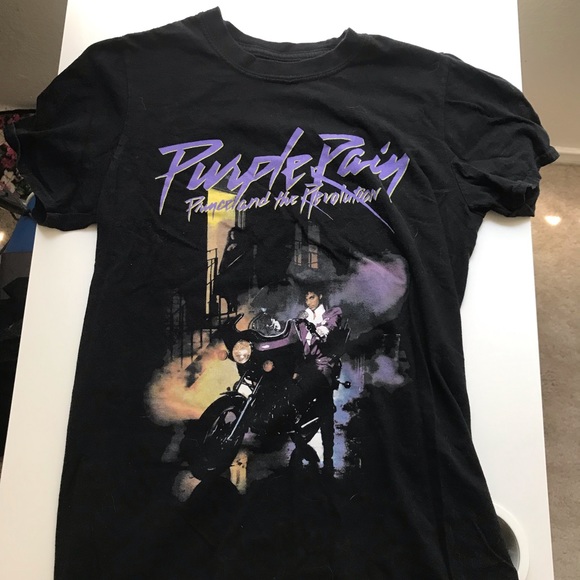 Prince Tops - Prince Purple Rain Small Tee Prince Tops - Prince Purple Rain Small Tee